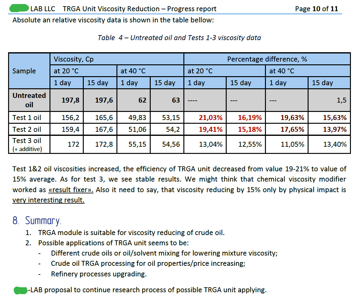 снижение вязкости сырой высоковязкой нефти механическим методом