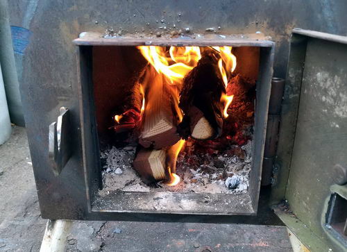 Суслик-1 буржуйка дровяная печь длительного горения малой дымности для отоплени обогрева жилья и подогрева еды
