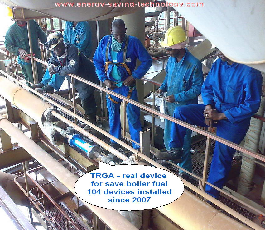 Activator of black oil burning TRGA best energy saving technology and equipment